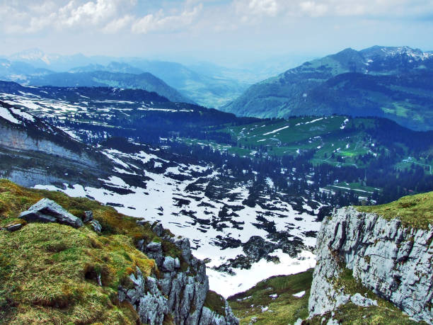 istock Stones and rocks of Churfirsten mountain range 1126351117