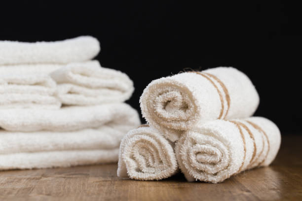 istock Spa still life with towel. - Image 1126371970