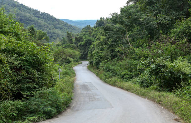 istock Road from Luang Prabang to Kuang Si Waterfall 1126375088