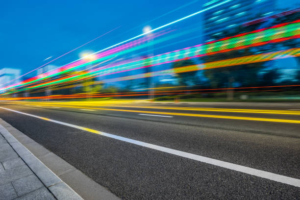 istock Traffic trails in downtown suzhou 1126375666