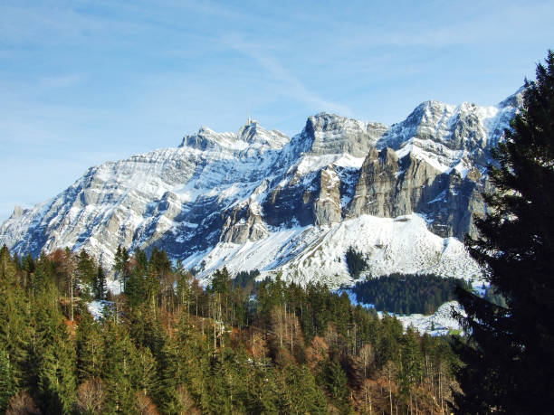 istock The imposing top of Santis at Alpstein mountain range 1126379031