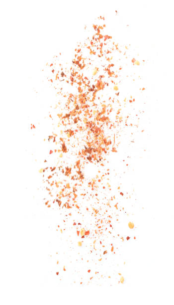 istock Cayenne pepper isolated on white background,Flying Cayenne pepper 1126379121