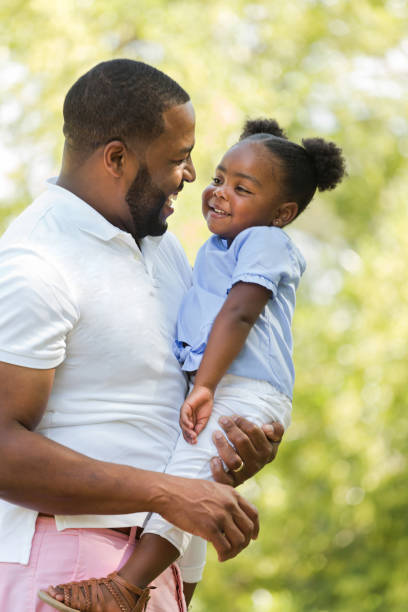 istock African American father and daughter. 1126381213