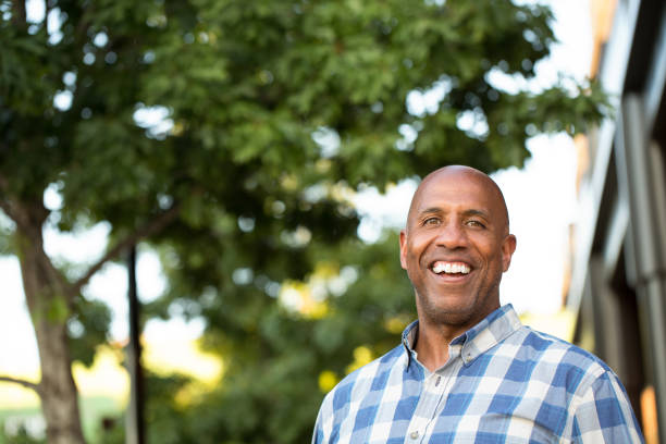 istock Happy mature African American man smiling 1126382302
