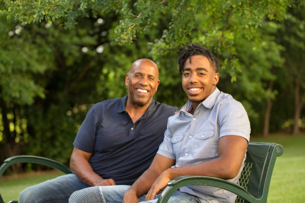 istock African American father and his son. 1126382794