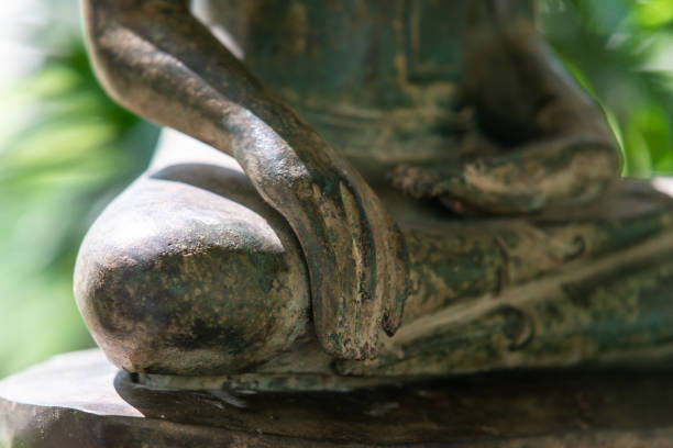 istock Part of Buddha image with copy space. Buddhism religion 1126384244