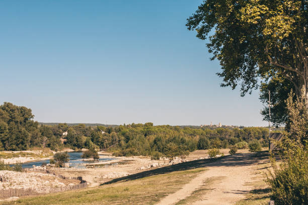 istock Landscape - tree and dirt road into the distance - Provence 1126386686