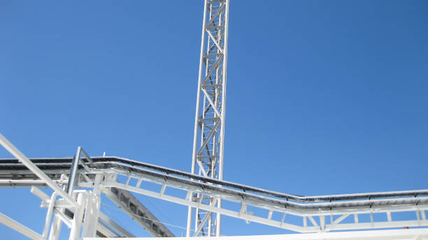 istock The tank with water and a ladder. 1126387143