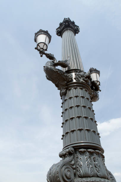istock Bridge lamp post in Budapest, Hungary 1126388724