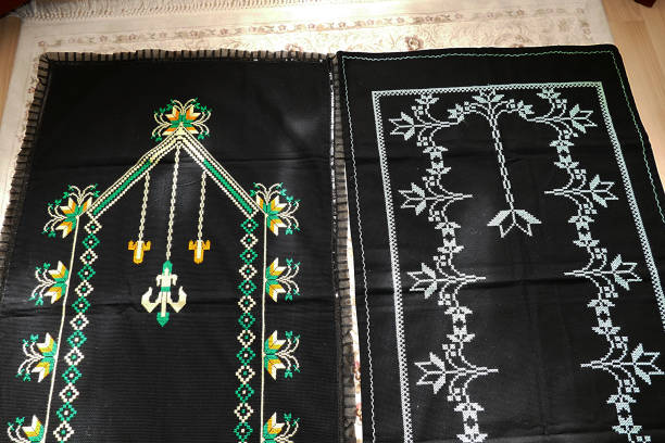 istock prayer rug from islamic materials and symbols, 1126390309