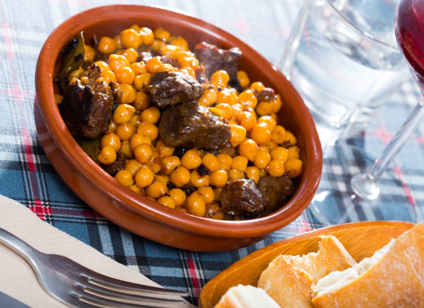 istock Juicy beef meat stewed with chickpea 1126394854