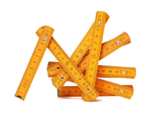 istock Measure pencil on Stck and white background 1126395404