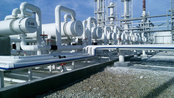 istock The oil refinery 1126396911