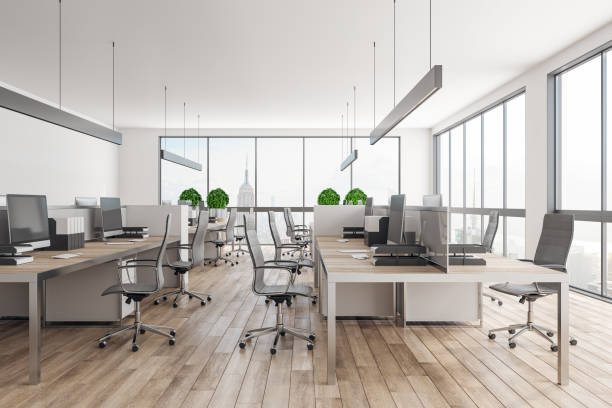 istock Contemporary coworking office interior 1126399840