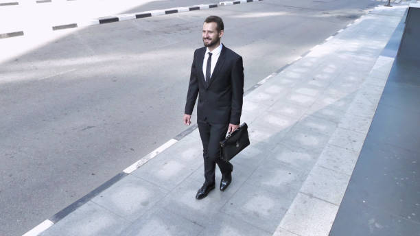 istock Young Businessman Coming to Office 1126402441