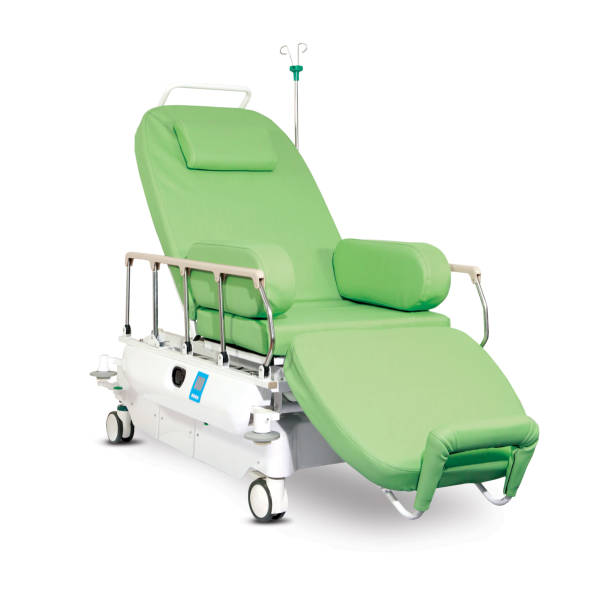 istock Mobile Hospital Bed under the white background. 1126405808