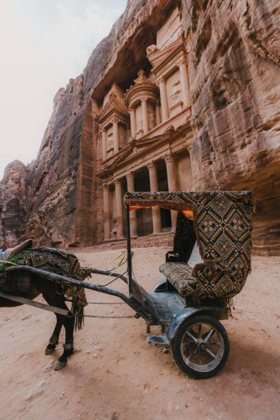 istock Horse with carriage near Petra 1126407698