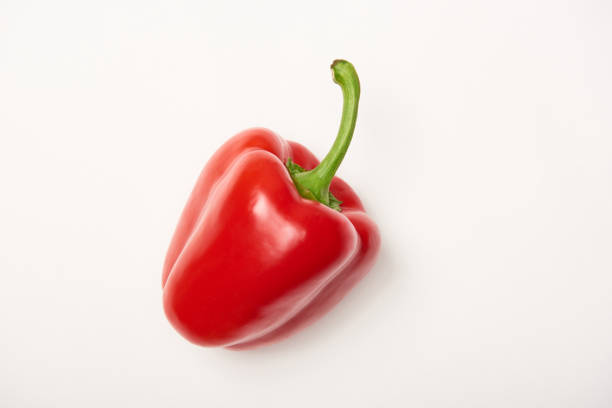 istock Studio shot of fresh bell pepper on white background 1126412598