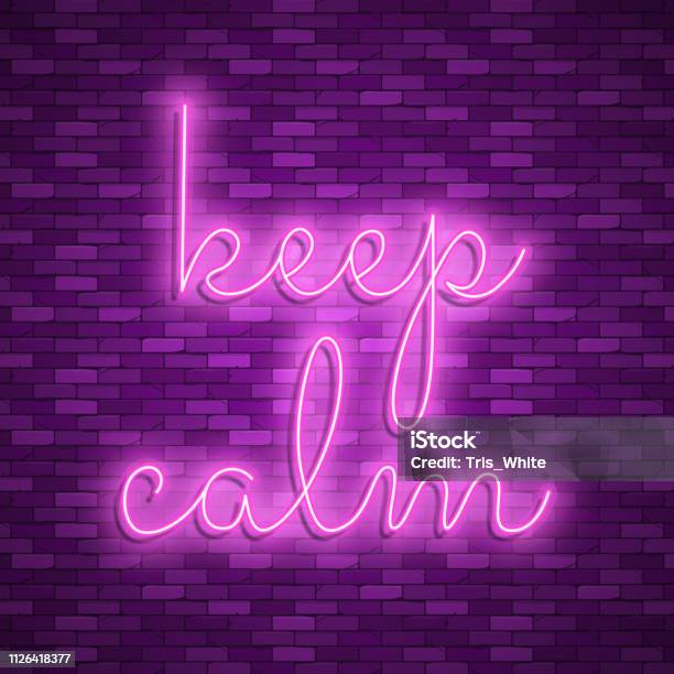Simple Light Lettering Neon Light Lettering Stock Vector Color Design Stock Illustration ...