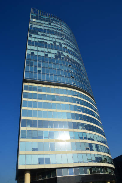 istock Tall office building is a beautiful example of urban modern architecture 1126436396