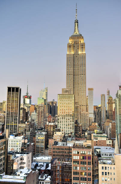 istock New York City skyline  at sunset 1126439874