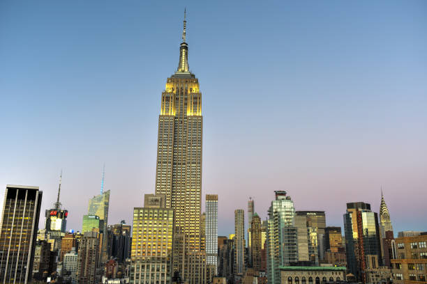 istock New York City skyline  at sunset 1126440187
