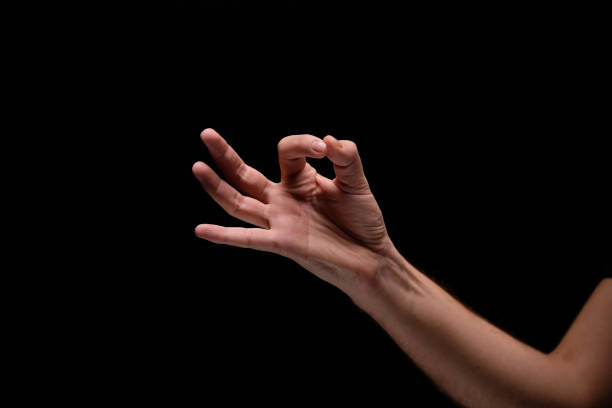 istock Human hand in ok sign 1126443572