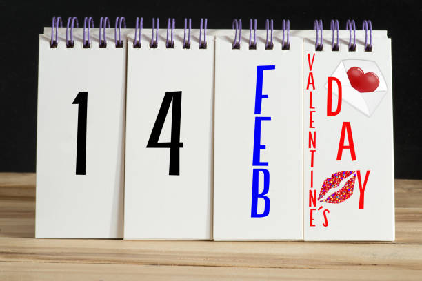 istock A calendar for 14 February on Valentine's Day 1126444349