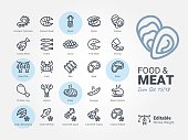Food & Meat vector icon