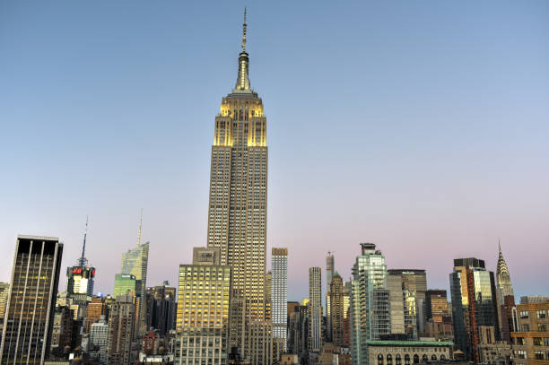 istock New York City skyline  at sunset 1126450694