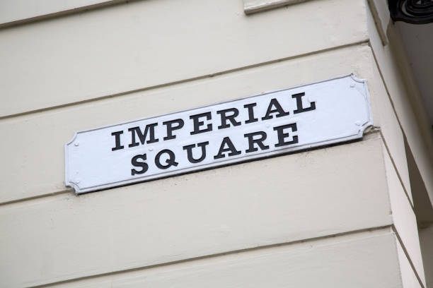 istock Imperial Square Street Sign 1126456105