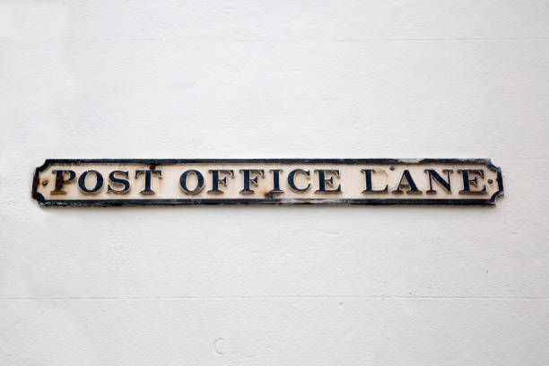 istock Post Office Street Sign 1126456610