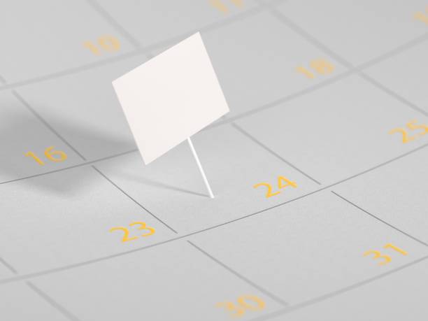 Appointment marked on calendar date mock-up Appointment marked on calendar date may 24 calendar stock pictures, royalty-free photos & images