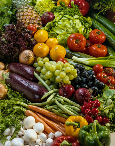istock Fresh fruits and vegetables 1126460817
