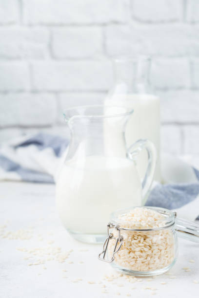 istock Homemade organic vegan non diary rice milk 1126462709