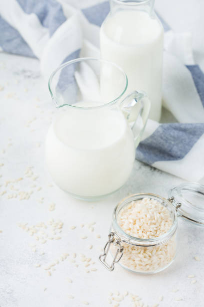 istock Homemade organic vegan non diary rice milk 1126462736