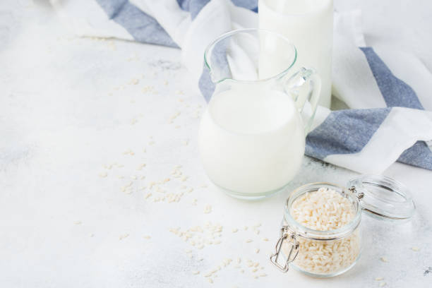 istock Homemade organic vegan non diary rice milk 1126462737