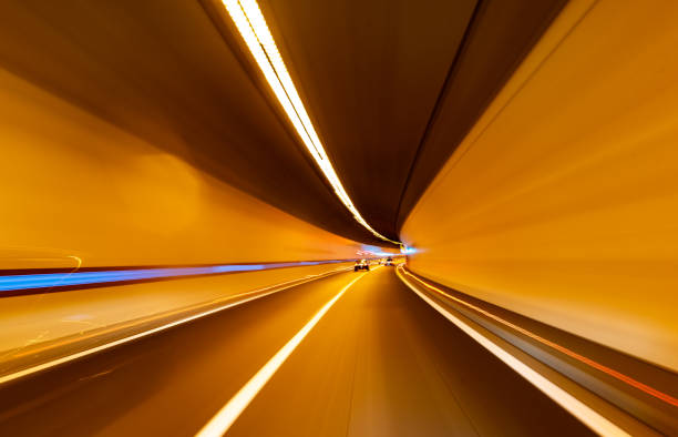 istock Road in an underground tunnel. 1126463017