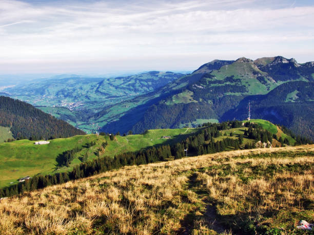 istock Panoramic view from the top of Selun in the Churfirsten mountain range 1126463302