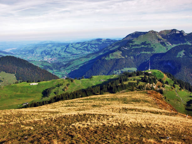 istock Panoramic view from the top of Selun in the Churfirsten mountain range 1126463311