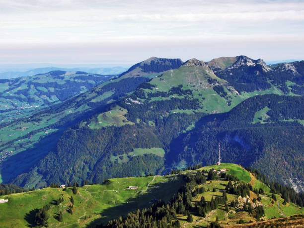 istock Panoramic view from the top of Selun in the Churfirsten mountain range 1126463325