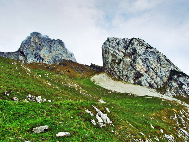 istock Stones and rocks from the mountain massif Alpstein 1126467398