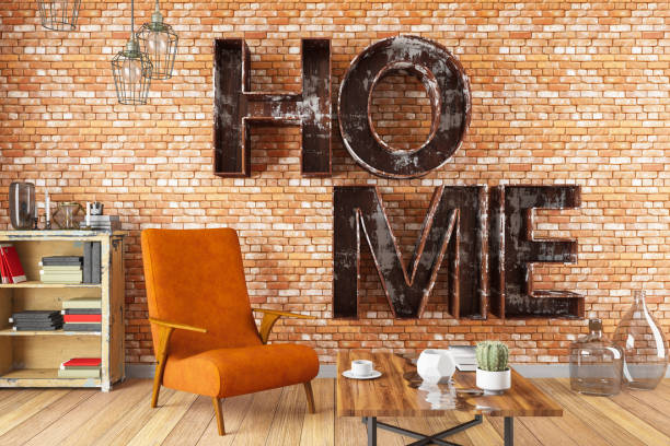 istock Interior with Armchair and Home Shelf 1126470834