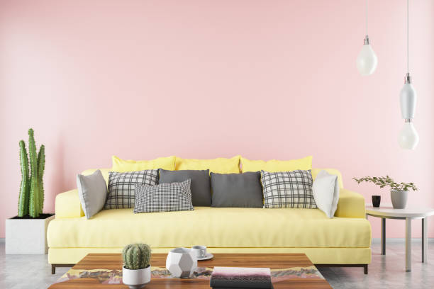 istock Modern Living Room with Sofa and Decorations 1126477739