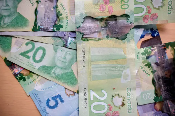 Photo of canadian bills