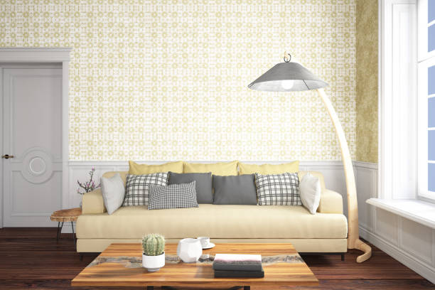 istock Modern Living Room with Sofa and Decorations 1126483467