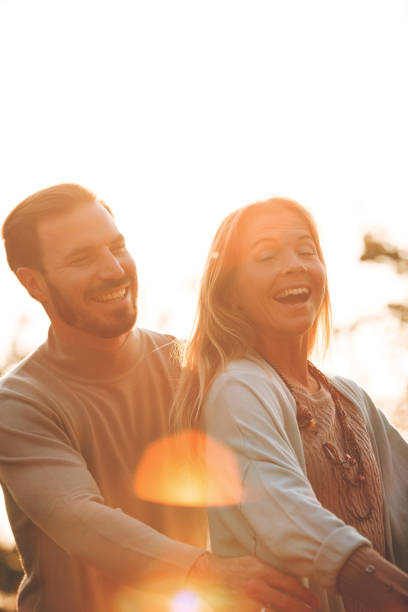 istock Couple having fun outdoors 1126484081
