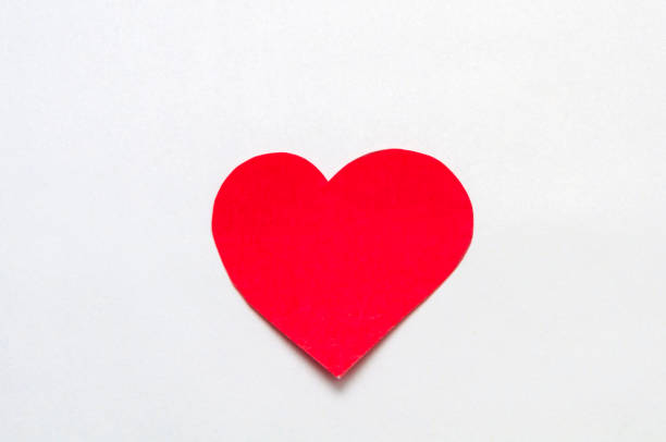 istock Heart shape of red paper 1126484169