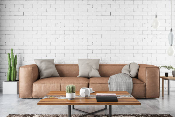 istock Modern Living Room with Sofa and Decorations 1126484916