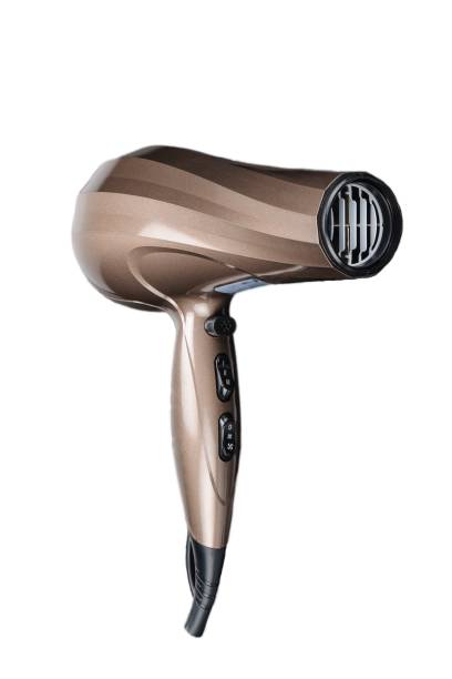 istock Brown hair dryer isolated on the white background 1126491210